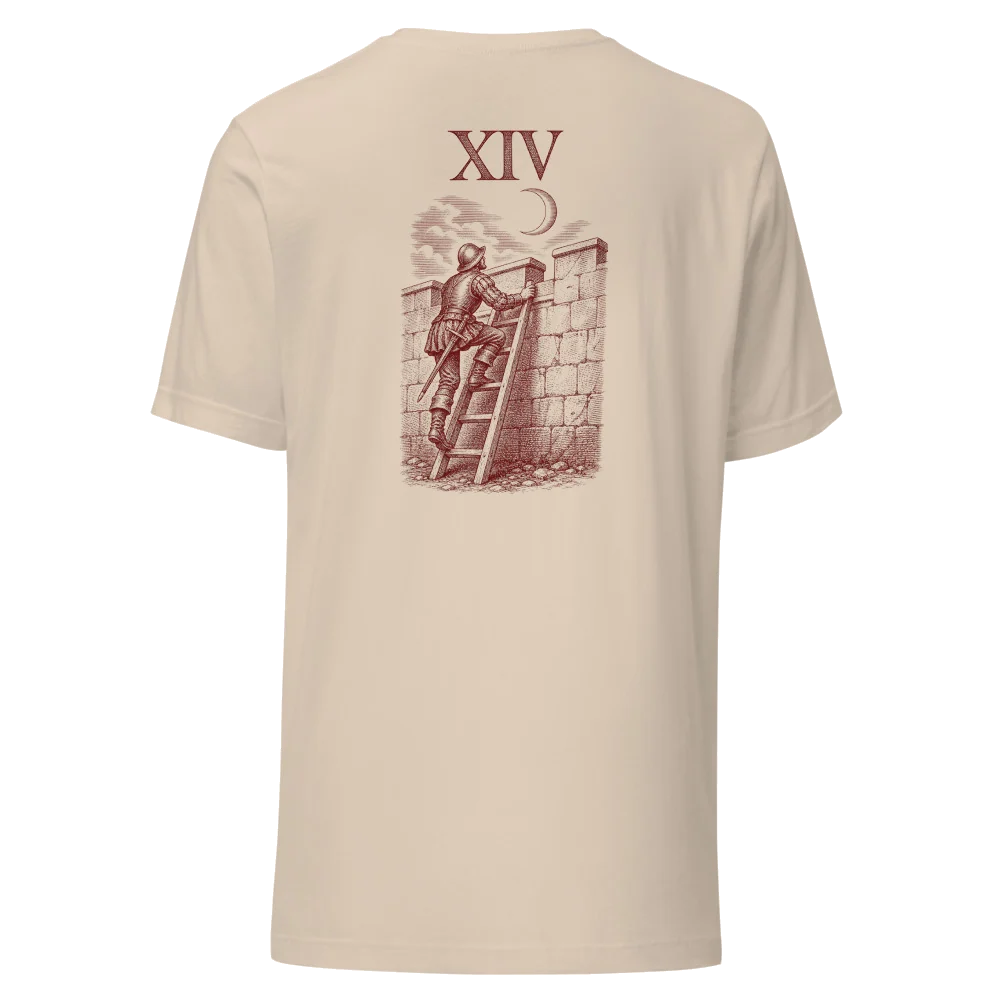 Back of the Law XIV shirt: Climb The Wall He Dismissed