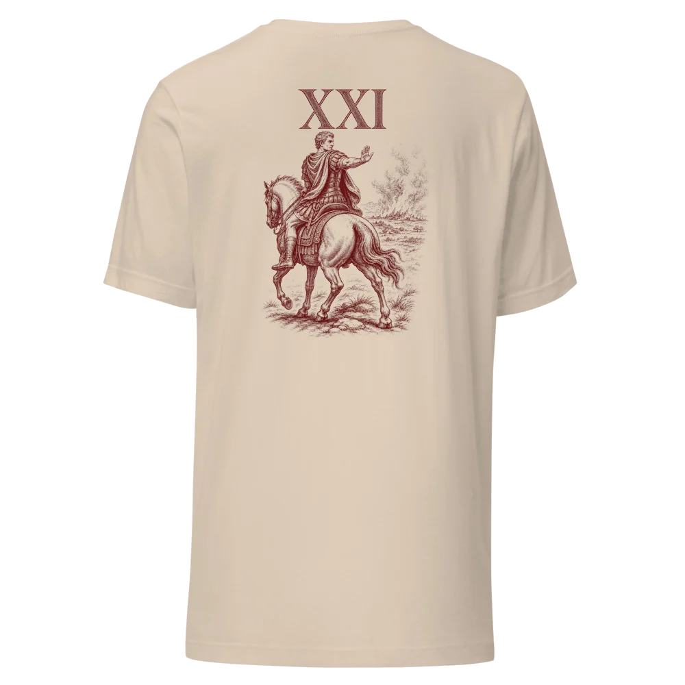 Back of the Law XXI shirt: Deny The Battle He Needs