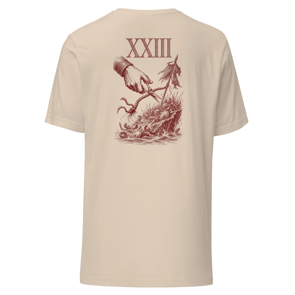 Back of the Law XXIII shirt: Cut The Losing Front Loose