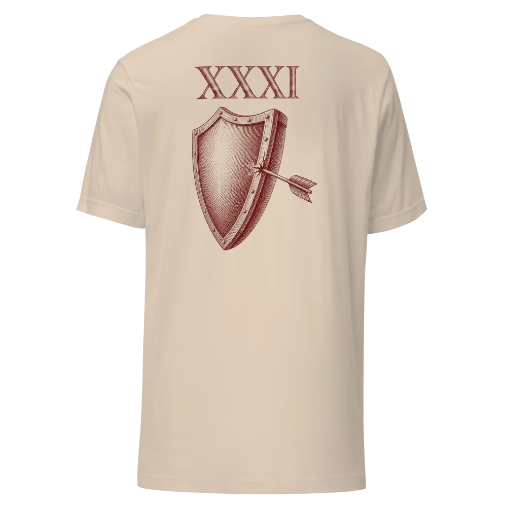 Back of the Law XXXI shirt: Guard Where Your Line Ends