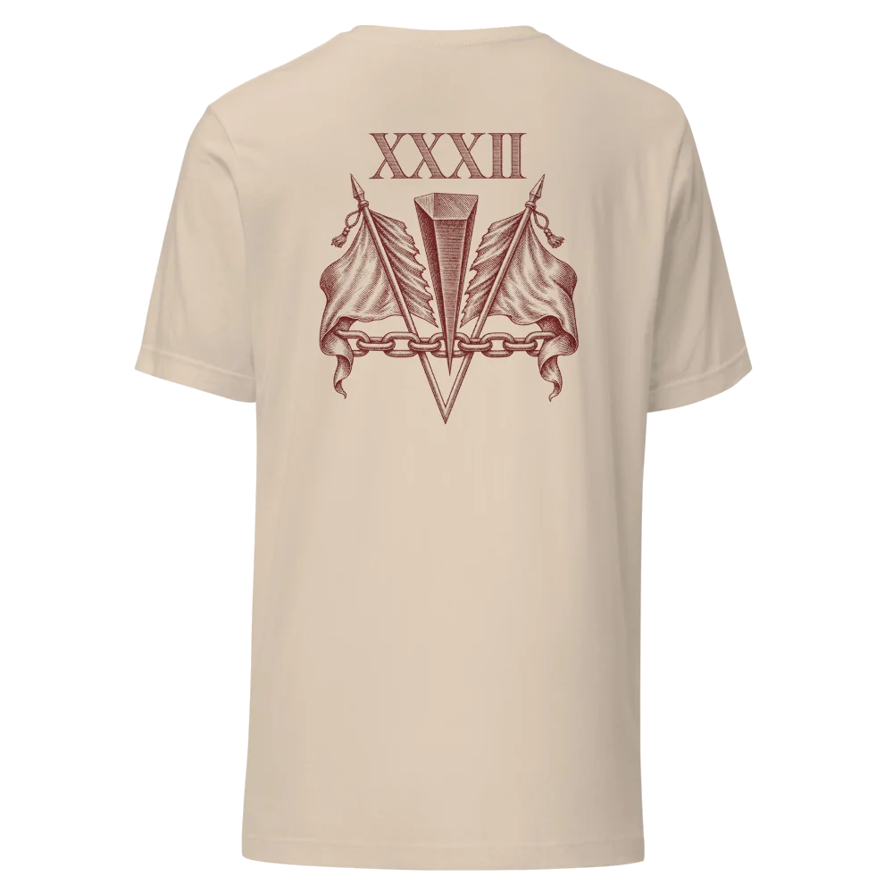 Back of the Law XXXIII shirt: Divide Them. Stay Whole.