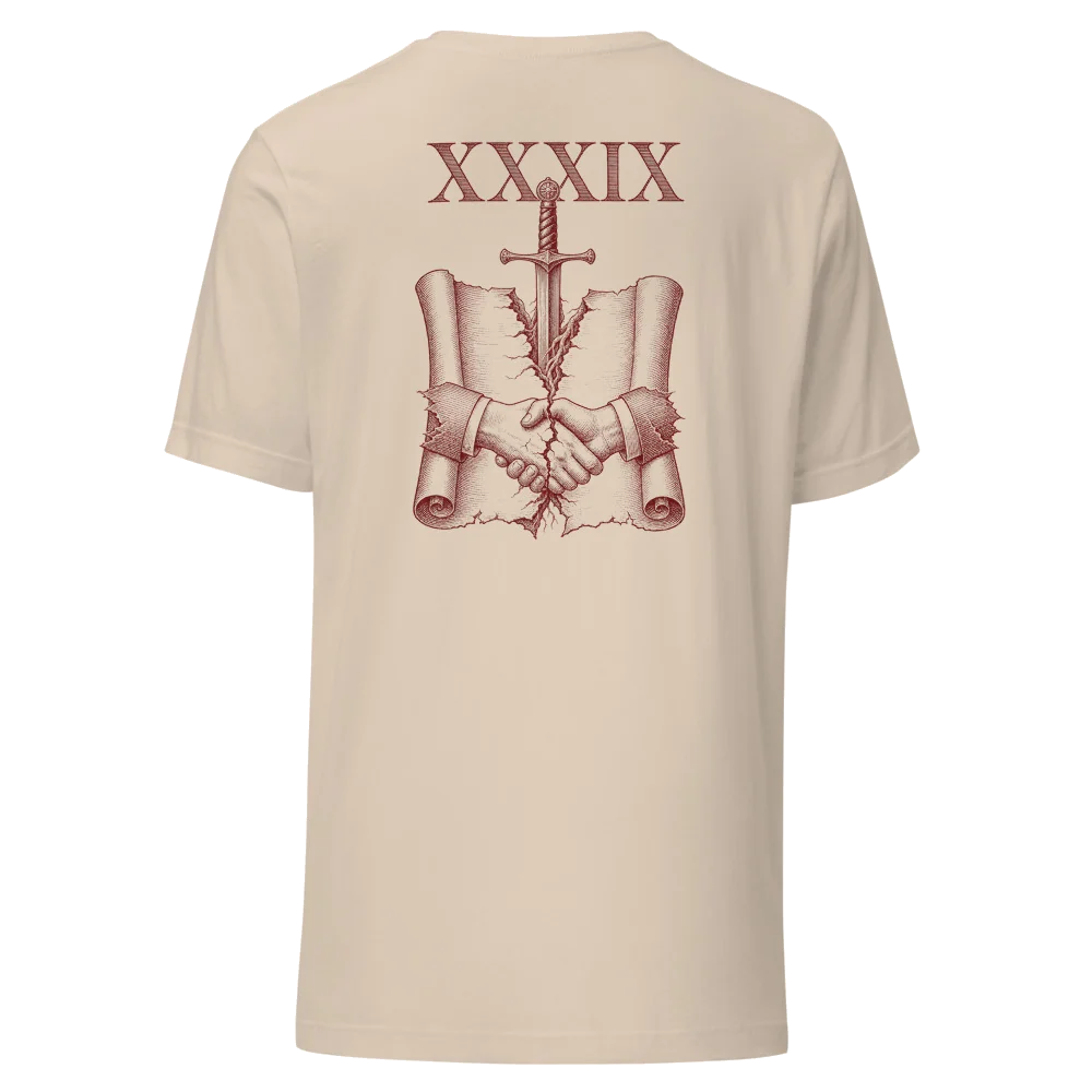 Back of the Law XXXIX shirt: Take Substance. Leave Dignity.